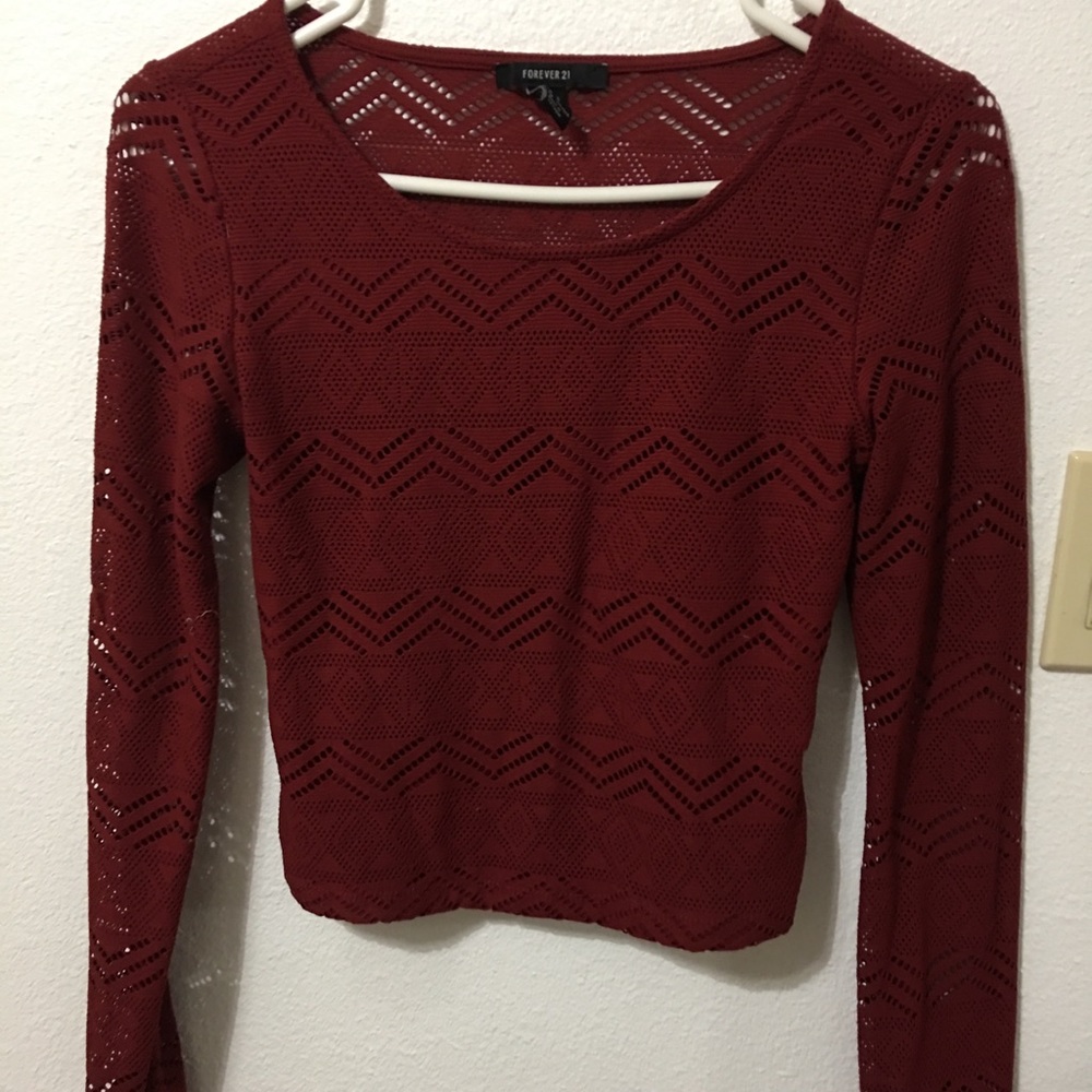 Fitted crop top
